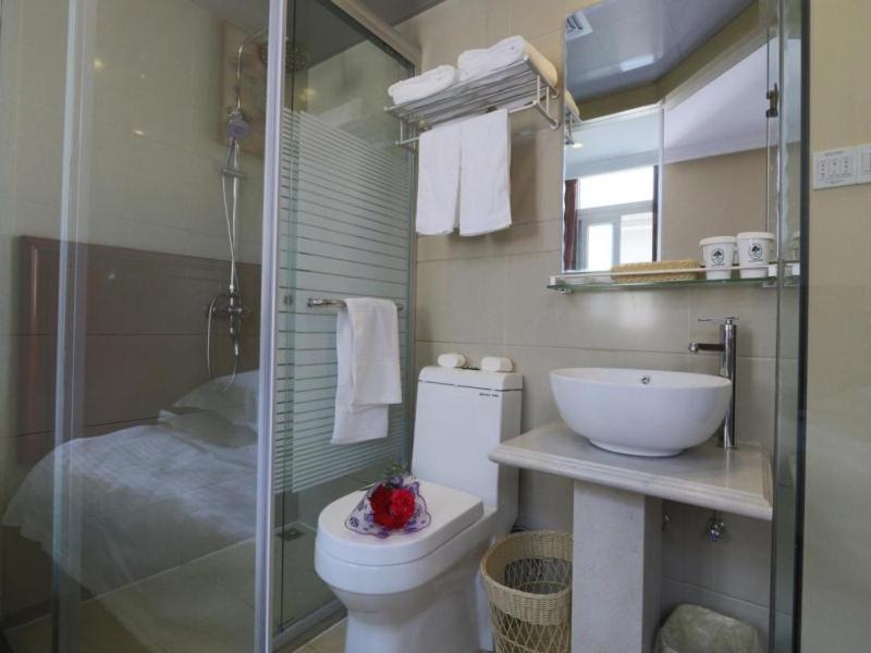 Greentree Inn Shanghai Pudong Airport Huaxia East Road Railway Station Shell Hotel Dış mekan fotoğraf