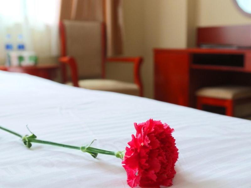 Greentree Inn Shanghai Pudong Airport Huaxia East Road Railway Station Shell Hotel Dış mekan fotoğraf